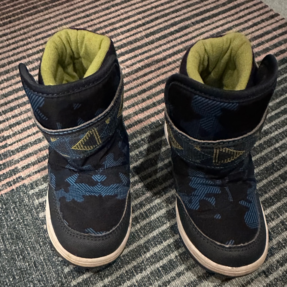 Kids Blue and Green Shoes